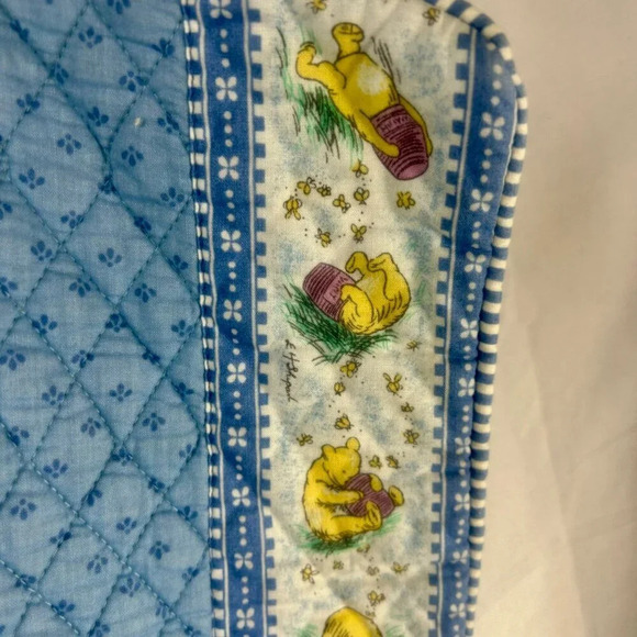 Vintage Rare Vera Bradley Disney‎ Winnie Pooh Child Garment Bag Blue Yellow - Picture 4 of 13